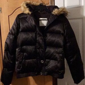 Old Navy Dark Brown Puffer Jacket